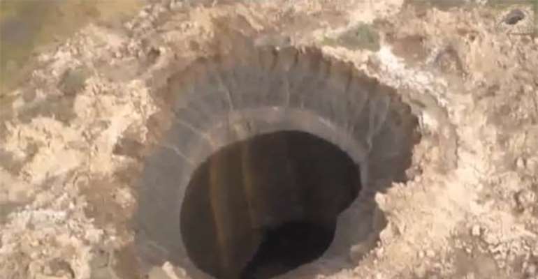 100-metre giant hole appears at the ‘End of the World’