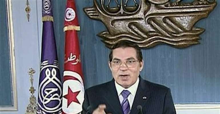 TUNISIA'S OUSTED PRESIDENT ZINE-AL-ABIDINE BEN ALI ALI. REUTERS.