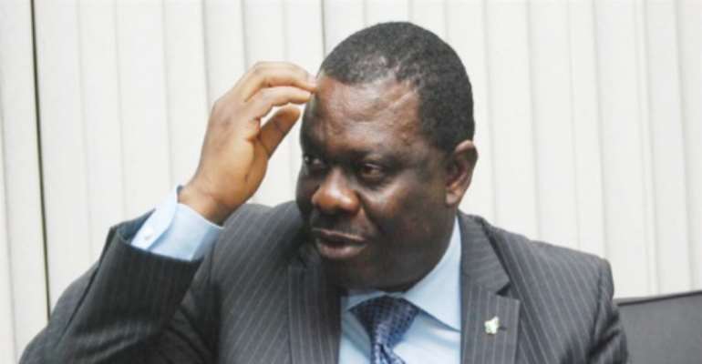 PHOTO: DISGRACED FORMER ATTORNEY GENERAL, MR MICHAEL AONDOAKAA.