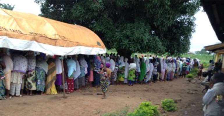 Osun voters in massive turnout for accreditation