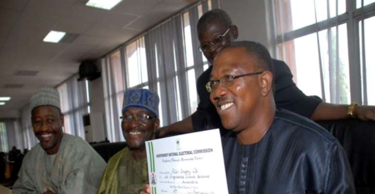 ANAMBRA STATE GOVERNOR, MR PETER OBI.