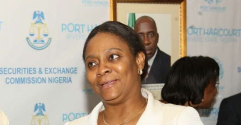 SEC DG, Ms. Arunmah Oteh.