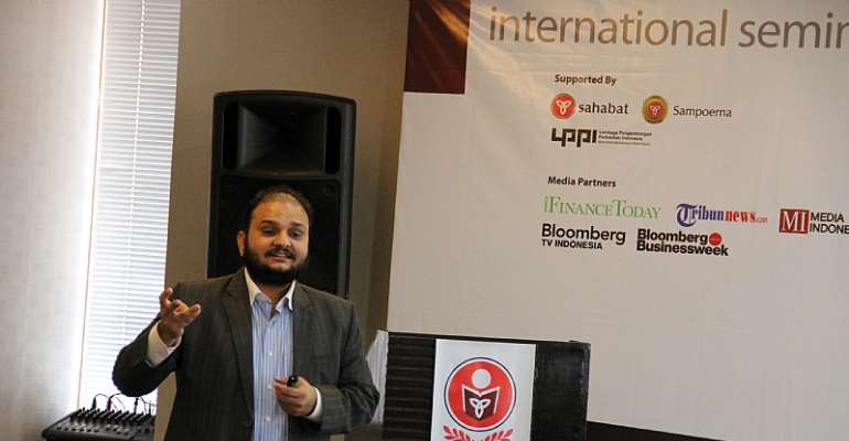 “ Muhammad Zubair Mughal, CEO – Alhuda CIBE Speaking At Conference “Empowering Smes For Financial Inclusion And Growth” Held At Jakarta – Indonesia