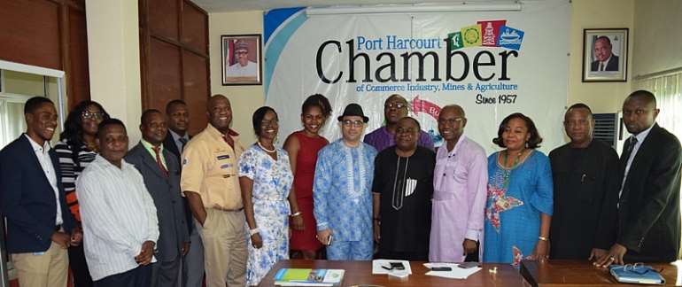 PHCCIMA and NEPC delegation pose for pix