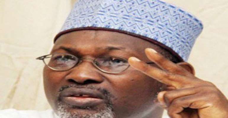 Jega condemns deployment of hooded security men for election