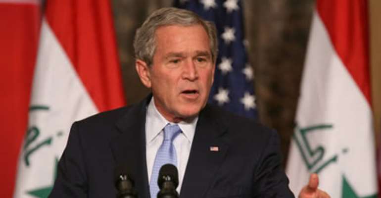 president George Bush shocking!
