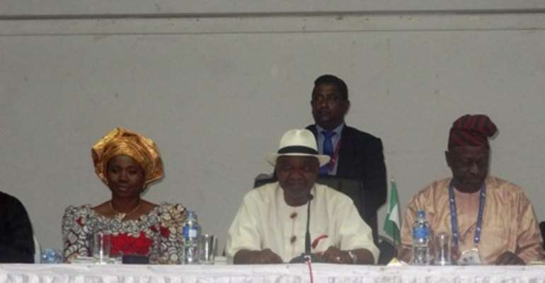Prof. Viola, VP Sambo and Ambassador F. A Rotimi