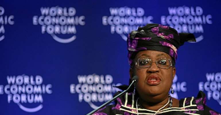 FORMER MINISTER OF FINANCE AND FOREIGN AFFAIRS AND CURRENTLY MANAGING DIRECTOR OF THE WORLD BANK, DR (MRS) NGOZI OKONJO-IWEALA.