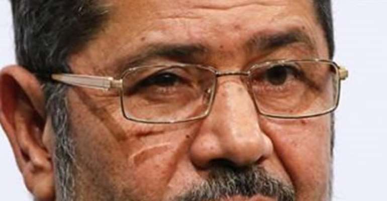 EGYPT'S PRESIDENT MOHAMED MURSI