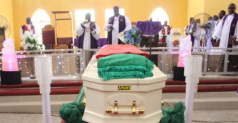 Coffin of Late Sen Chukwumerije