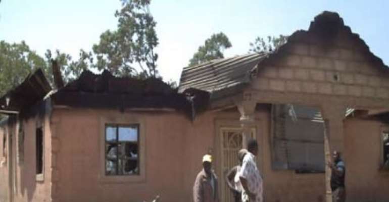 PHOTO: A PROPERTY DESTROYED DURING THE LAST RELIGIOUS CONFLICT IN JOS.