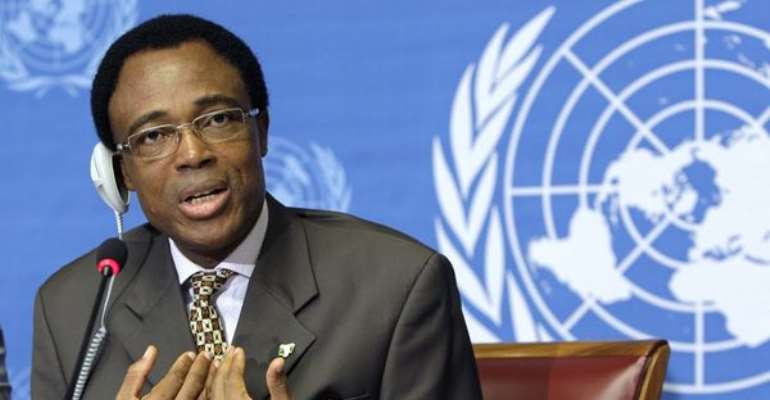 Ambassador Martin Ihoeghian Uhomoibh, Permanent Secretary in Nigeria's Ministry of Foreign Affairs, Abuja