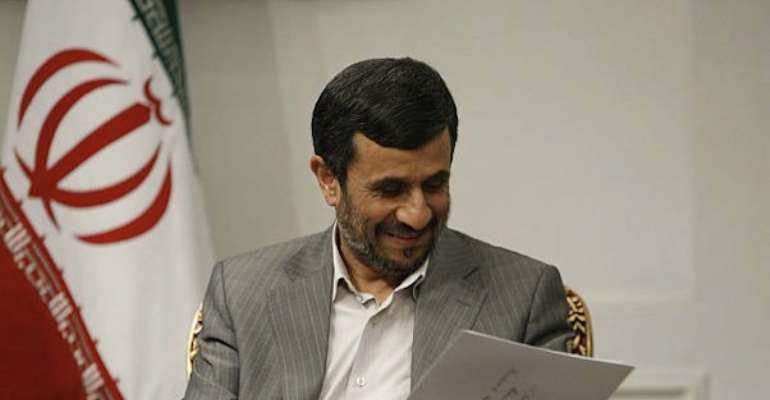 PHOTO: IRANIAN PRESIDENT MAHMOUD AHMADINEJAD.