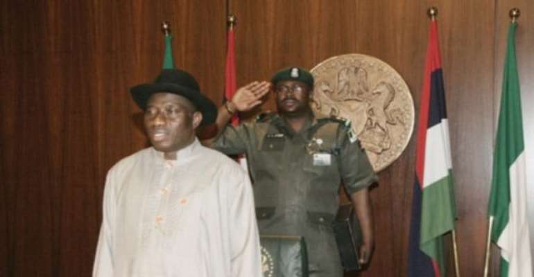 PHOTO: PRESIDENT GOODLUCK JONATHAN.
