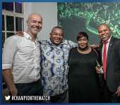 Toolz, Olisa, Tee A, Gbenga Adeyinka, others champion the match at the #HeinekenHouseLagos