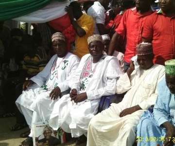 A CROSS SECTION OF HAUSA COMMUNITY ELEMENTS AT NKORO PDP CAMPAIGN FLAG OFF