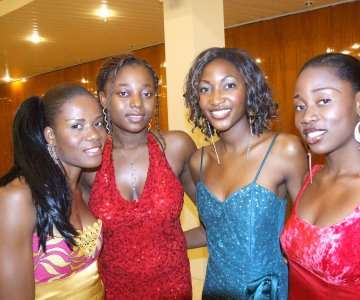 Beautiful chics at the ceremony