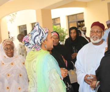 1st LADY'S DELEGATIONS WITH ABUBAKAR.