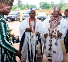 Friday, 18 August 2017 EXCLUSIVE PICTURES: The gathering of Oba's 2017 - Obasanjo, Alake 17-Aug-17