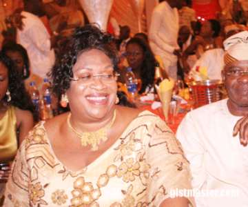 Olayinka Pamela Adedayo of TASTEE Fried Chicken and her husband,Adekunle<br/>
