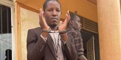  Ugandan journalist Andrew Arinaitwe has been detained on criminal trespass charges. (Photo: Culton Scovia Nakamya)