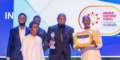 L-R: Shadrach Oghoba, BUA Group; Timothy Sogbeinde, Corporate Communications, BUA Group; Precious Saliu, ASR Africa; Dr. Ubon Udoh, MD/CEO ASR Africa at the 2024 Independent Awards in Lagos.