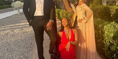International DJ, Singer & Philanthropist, Cuppy Otedola is in attendance for the wedding of British billionaire/Pretty Little Thing (PLT) founder Umar Kamani and model Nada Adelle in the South of France.