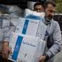 WFP/Marco Frattini: Aid is distributed to displaced families in northern Lebanon
   