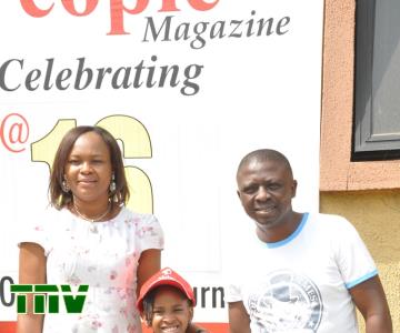 NGT WINNER AMARACHI UYANNE FLANKED BY HER MUM MRS EMIKE UYANNE AND CITY PEOPLE EDITOR AT CITY PEOPLE