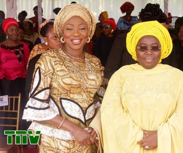 Wife of the Governor of Lagos State and convener, Lagos Women Forum, Mrs. Bolanle Ambode (L) and Deputy Governor of Lagos State, Dr. (Mrs.) Idiat Oluranti Adebule (r), during the forum,with the theme: ‘Woman…Your Health, Your Social Environment’, held at the Police College, GRA, Ikeja, on Tuesday, 19th June 2018.
